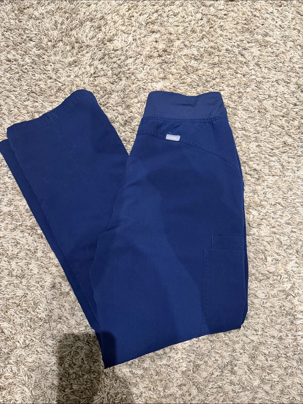 Women’s Navy Figs Kade Cargo Small Petite
